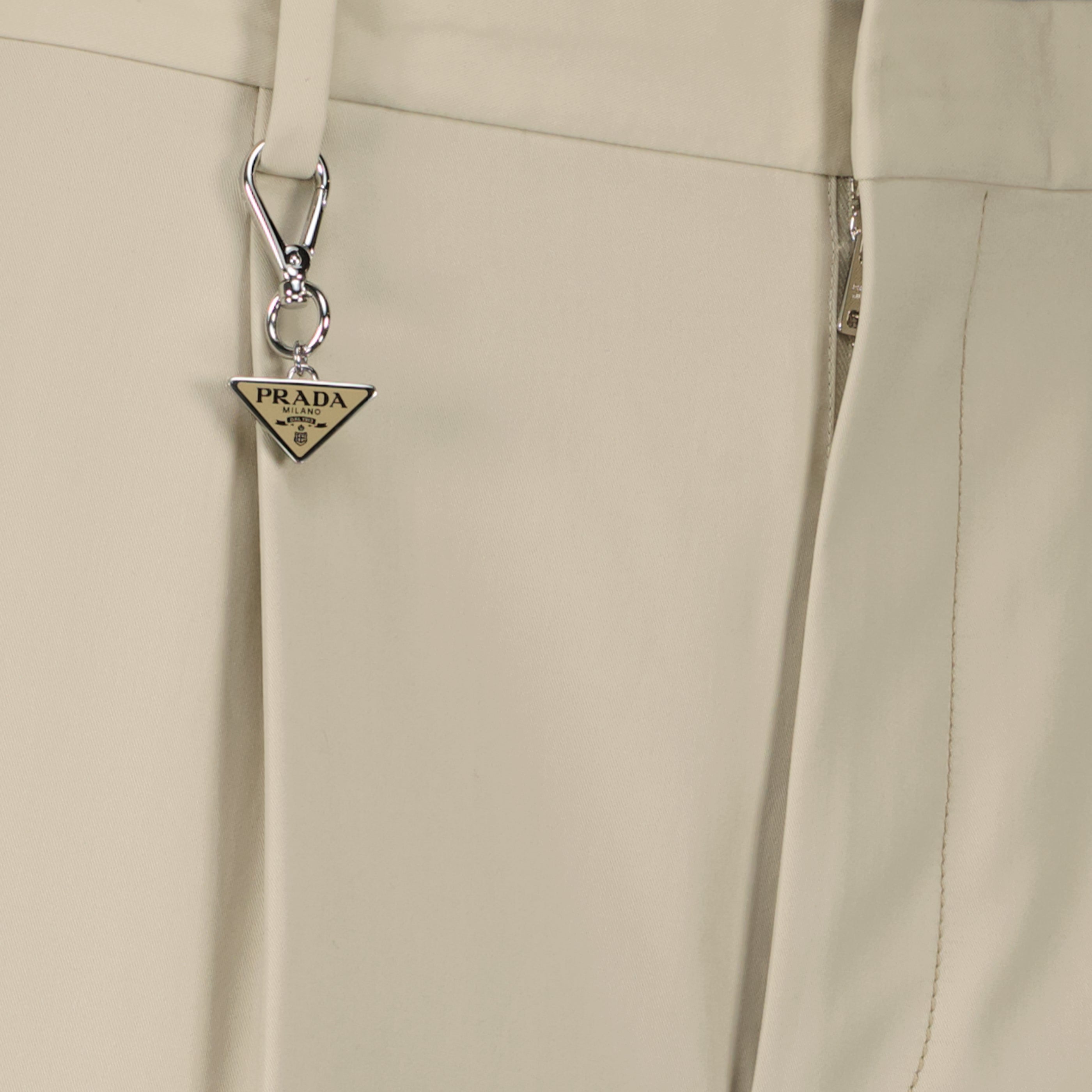 Pantalons Calças de Algodão Beijes Prada Beige Homme