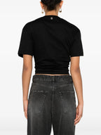 T-shirts Piercing T-shirt Rabanne Black Femme