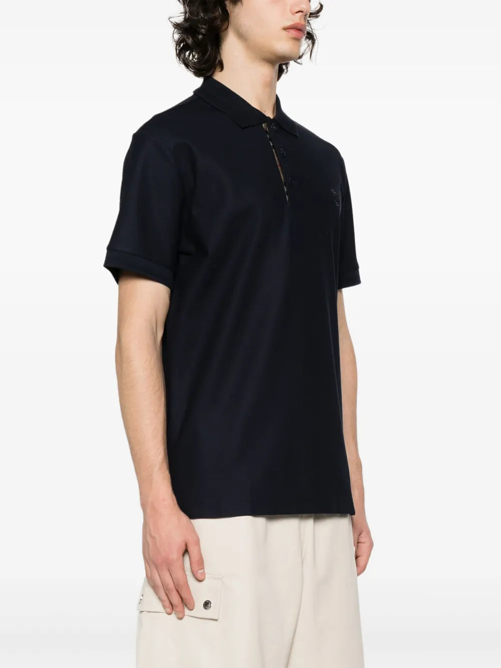 Polos Polo Eddie Burberry Azul Homme