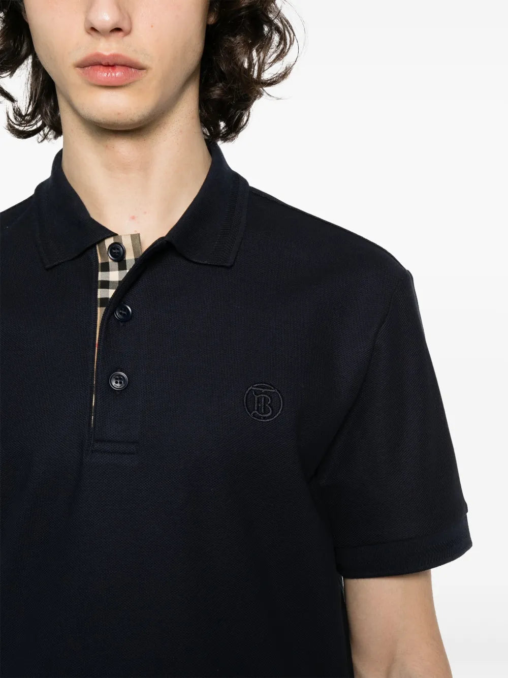 Polos Polo Eddie Burberry Azul Homme