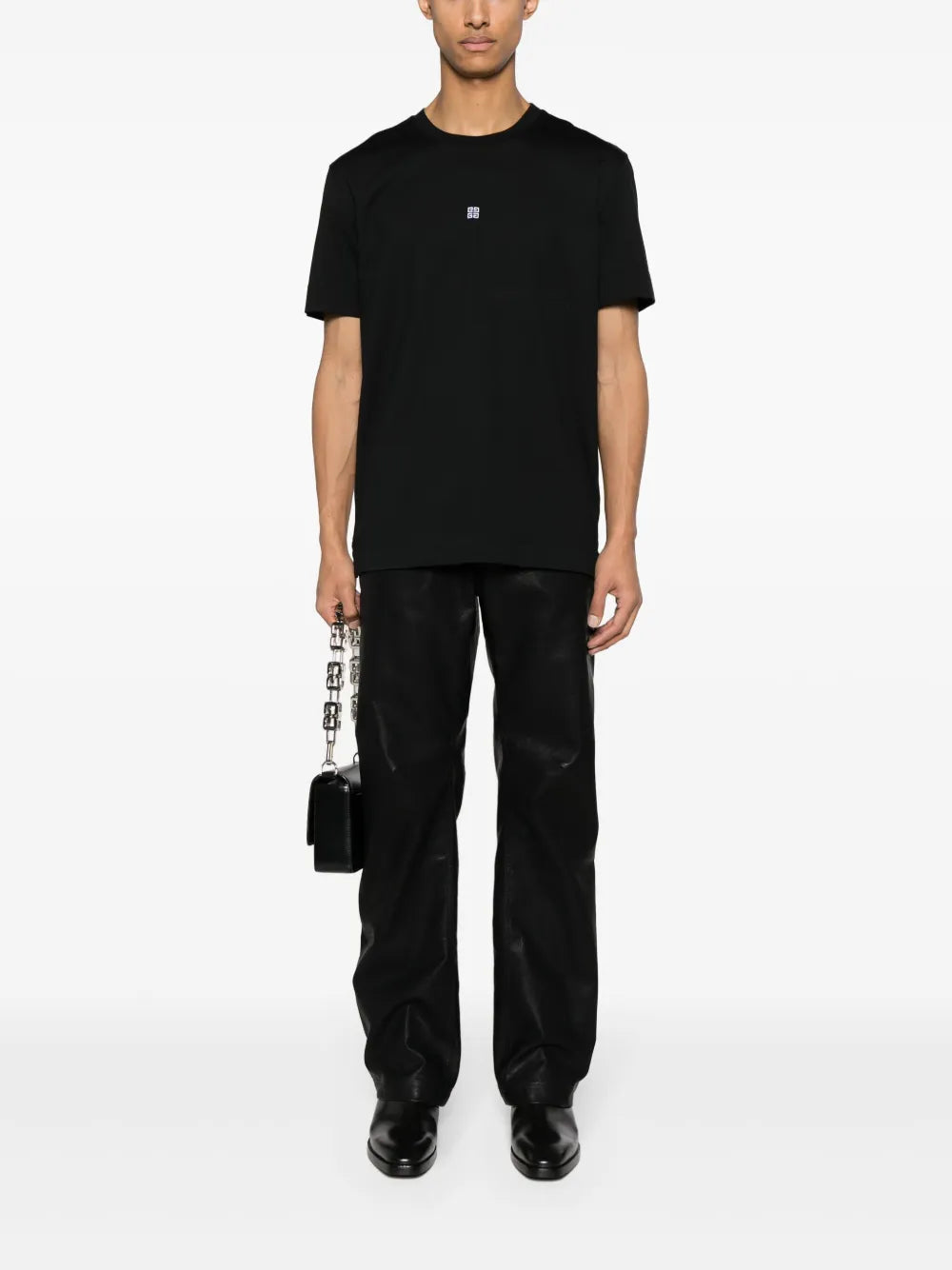 티셔츠 4G 로고 티셔츠 Givenchy 검은색 Homme