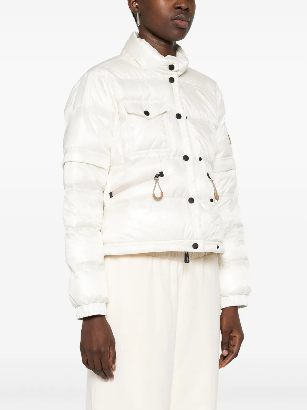 Manteaux Doudoune Mauduit Bomber Moncler Grenoble Blanc Femme