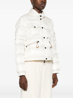 Manteaux Doudoune Mauduit Bomber Moncler Grenoble Blanc Femme