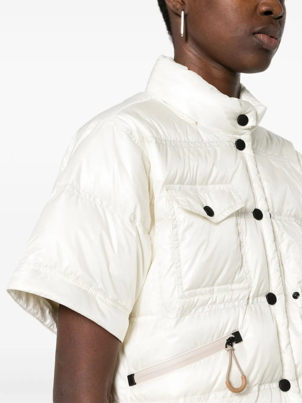 Manteaux Doudoune Mauduit Bomber Moncler Grenoble Blanc Femme