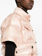 Manteaux Doudoune Mauduit Bomber Moncler Grenoble Rose Femme