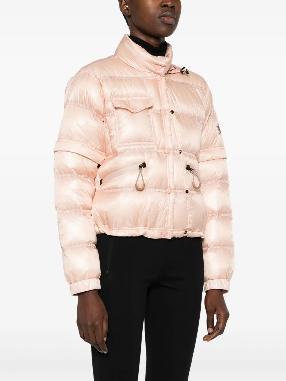 Manteaux Doudoune Mauduit Bomber Moncler Grenoble Rose Femme