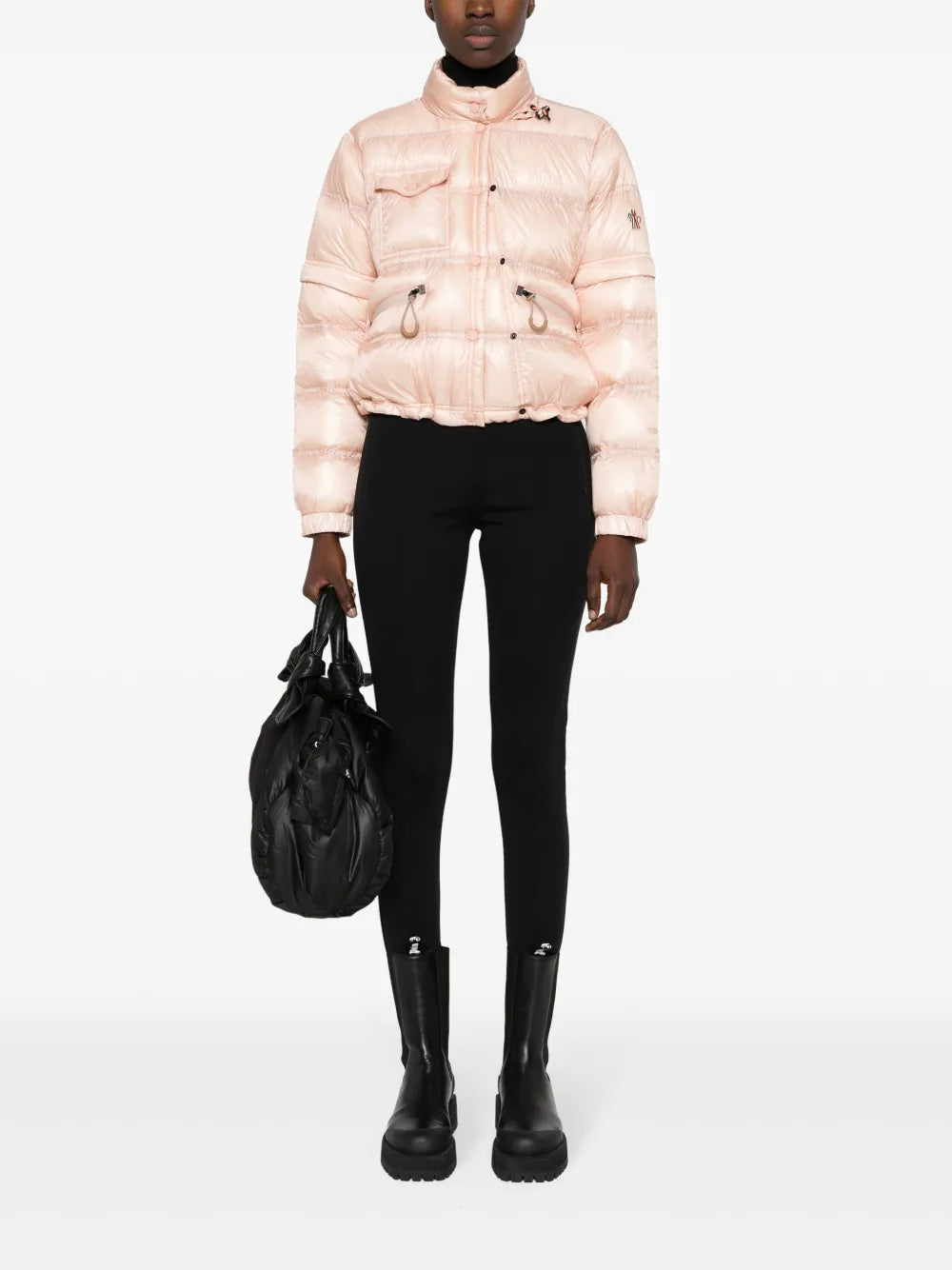 Manteaux Doudoune Mauduit Bomber Moncler Grenoble Rose Femme