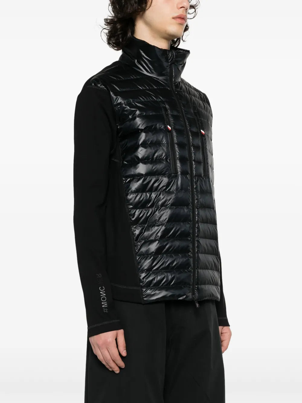 Vestes Veste bi-matière Moncler Grenoble Noir Homme