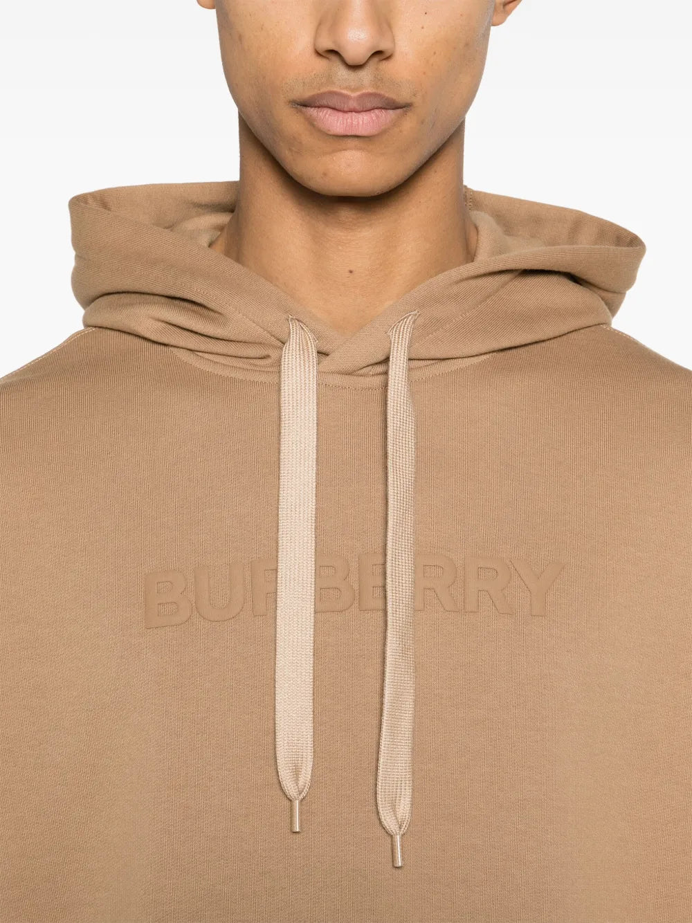 Sweatshirts Logo Hoodie Burberry Brown Man