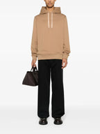 Sweatshirts Logo Hoodie Burberry Brown Man