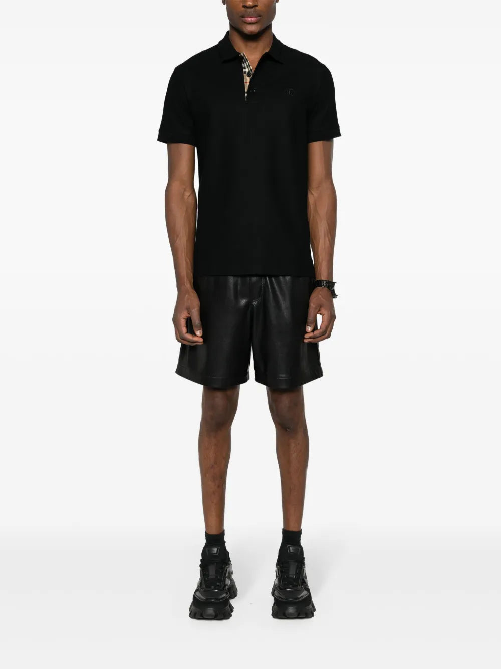 Poloshirts Eddie Polo Burberry Schwarz Homme