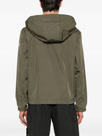 Vestes Veste Traversier Moncler Kaki Homme