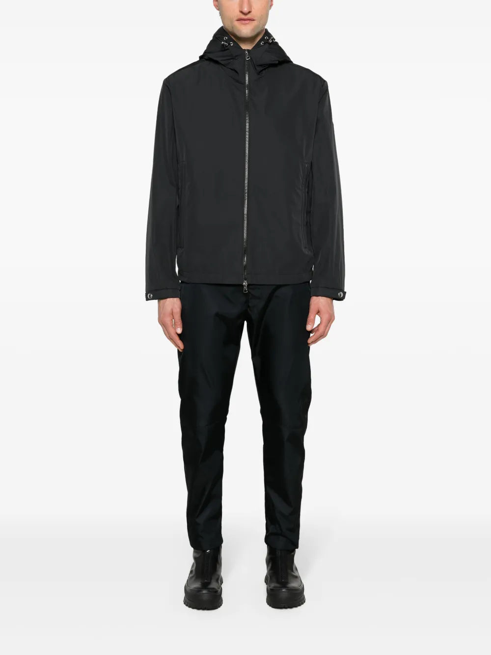 Vestes Veste Traversier Moncler Noir Homme