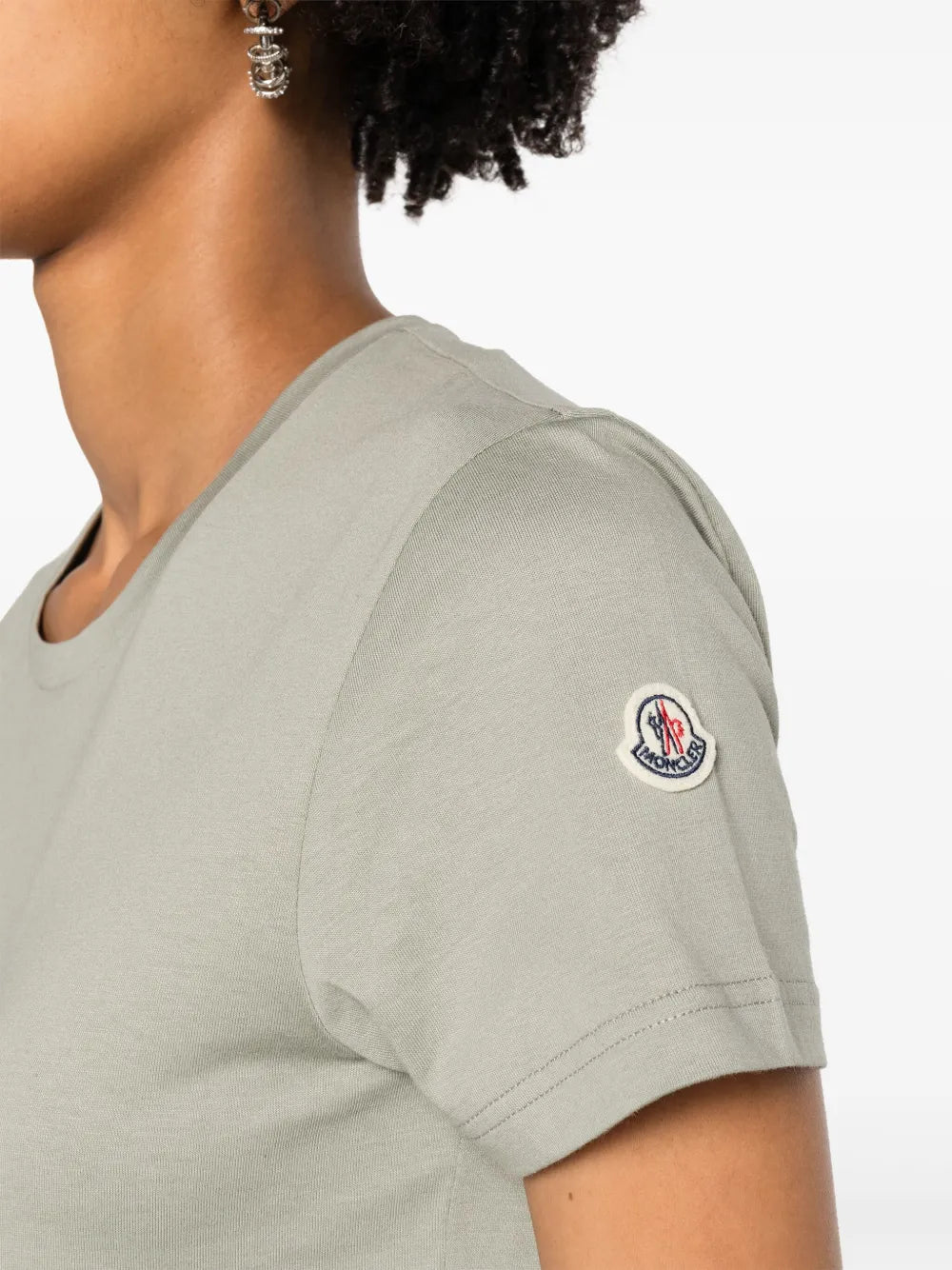 T-shirts T-shirt à logo Moncler Vert Femme