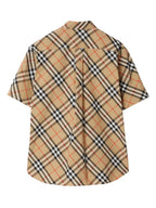 Camisas Camisa à Quadros Burberry Bege Homme