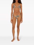 Beachwear Bas de bikini à carreaux Burberry Beige Femme