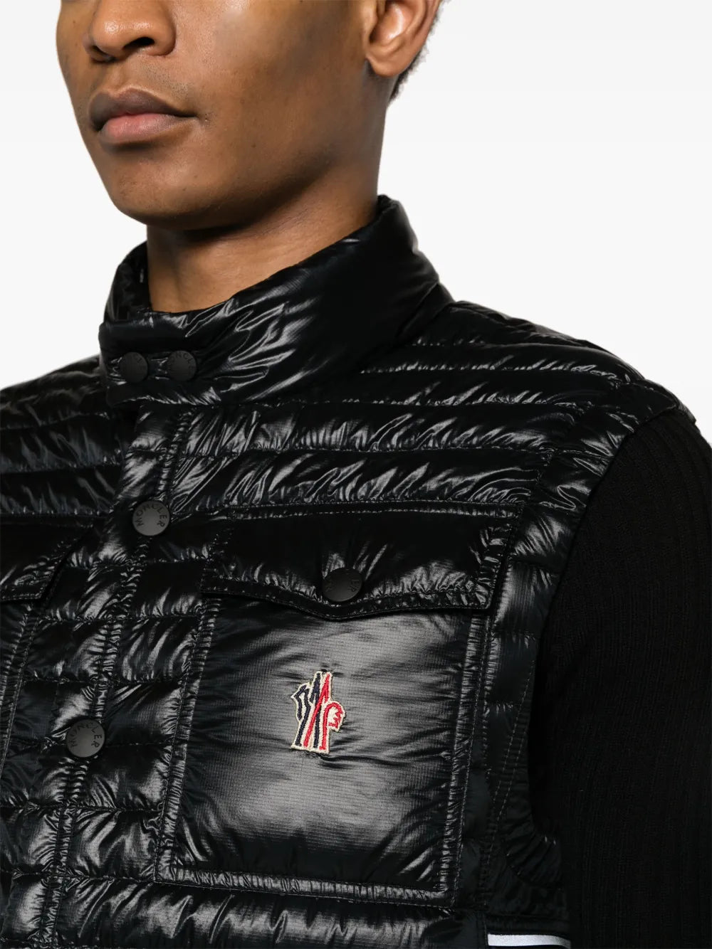 Vestes Veste Ollon sans manches Moncler Grenoble Noir Homme