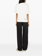T-shirts T-shirt à logo Moncler Grenoble Blanc Femme