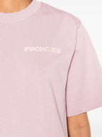 T-shirts T-shirt à logo Moncler Grenoble Rose Femme
