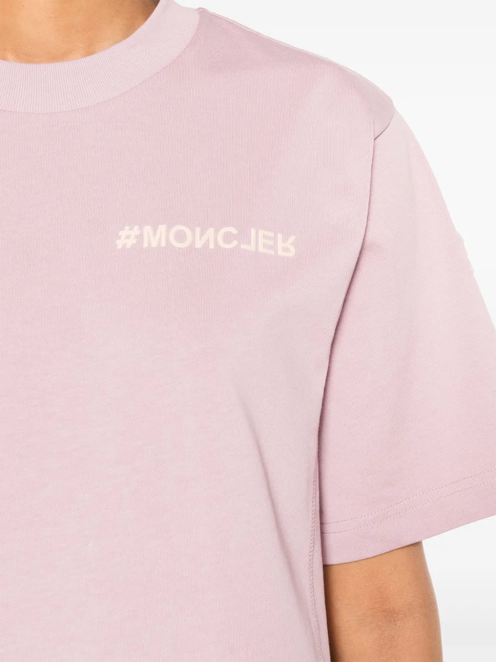 T-shirts T-shirt à logo Moncler Grenoble Rose Femme