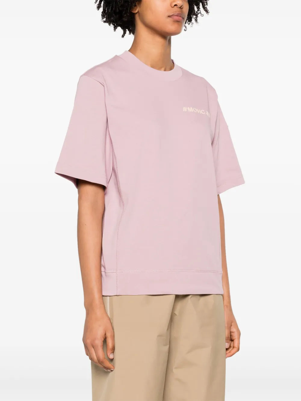T-shirts T-shirt à logo Moncler Grenoble Rose Femme