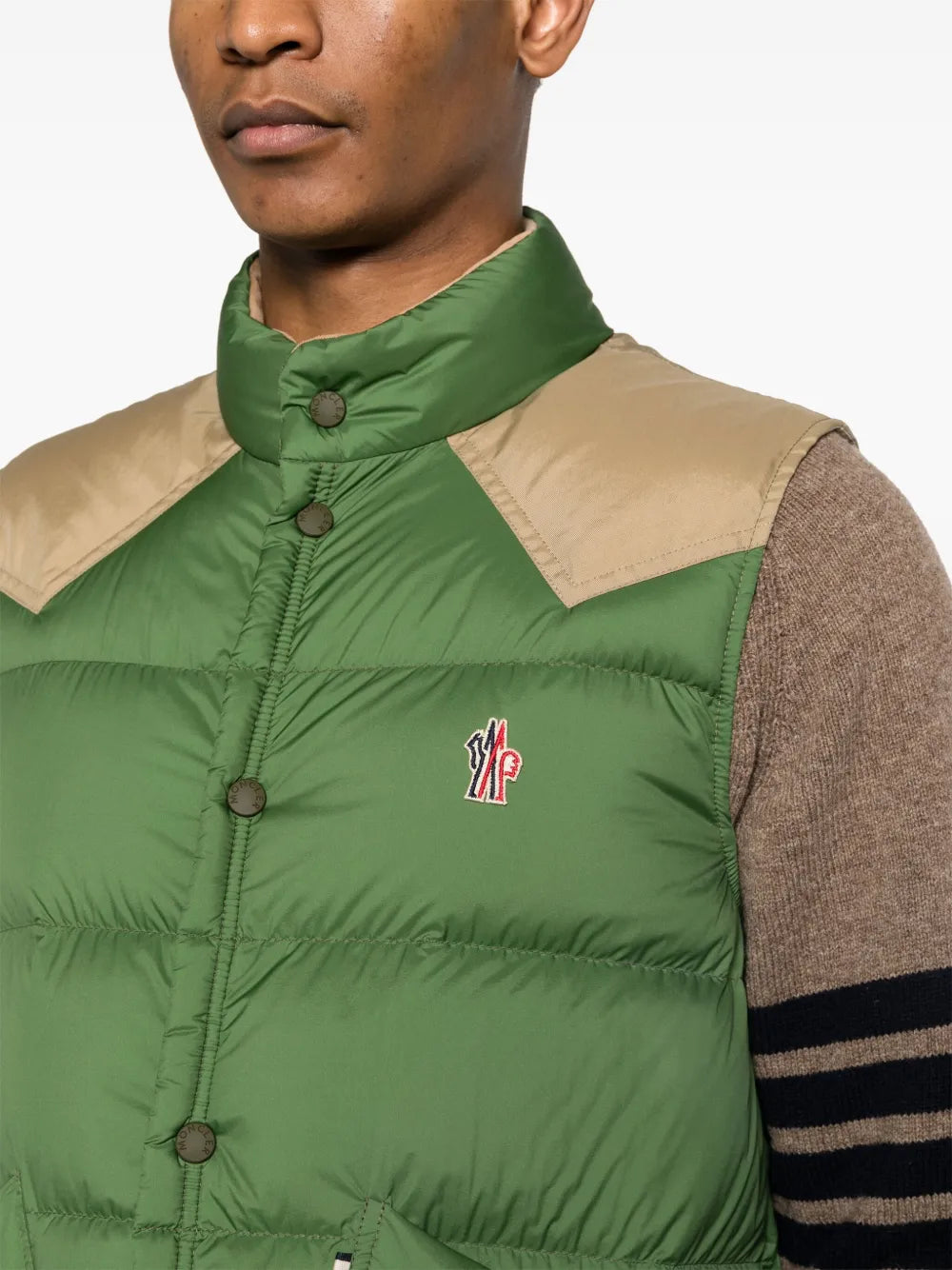 Vestes Doudoune Veny sans manches Moncler Grenoble Vert Homme