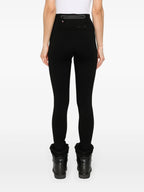 Pantaloni Leggings in Nylon Moncler Grenoble Nero Femme