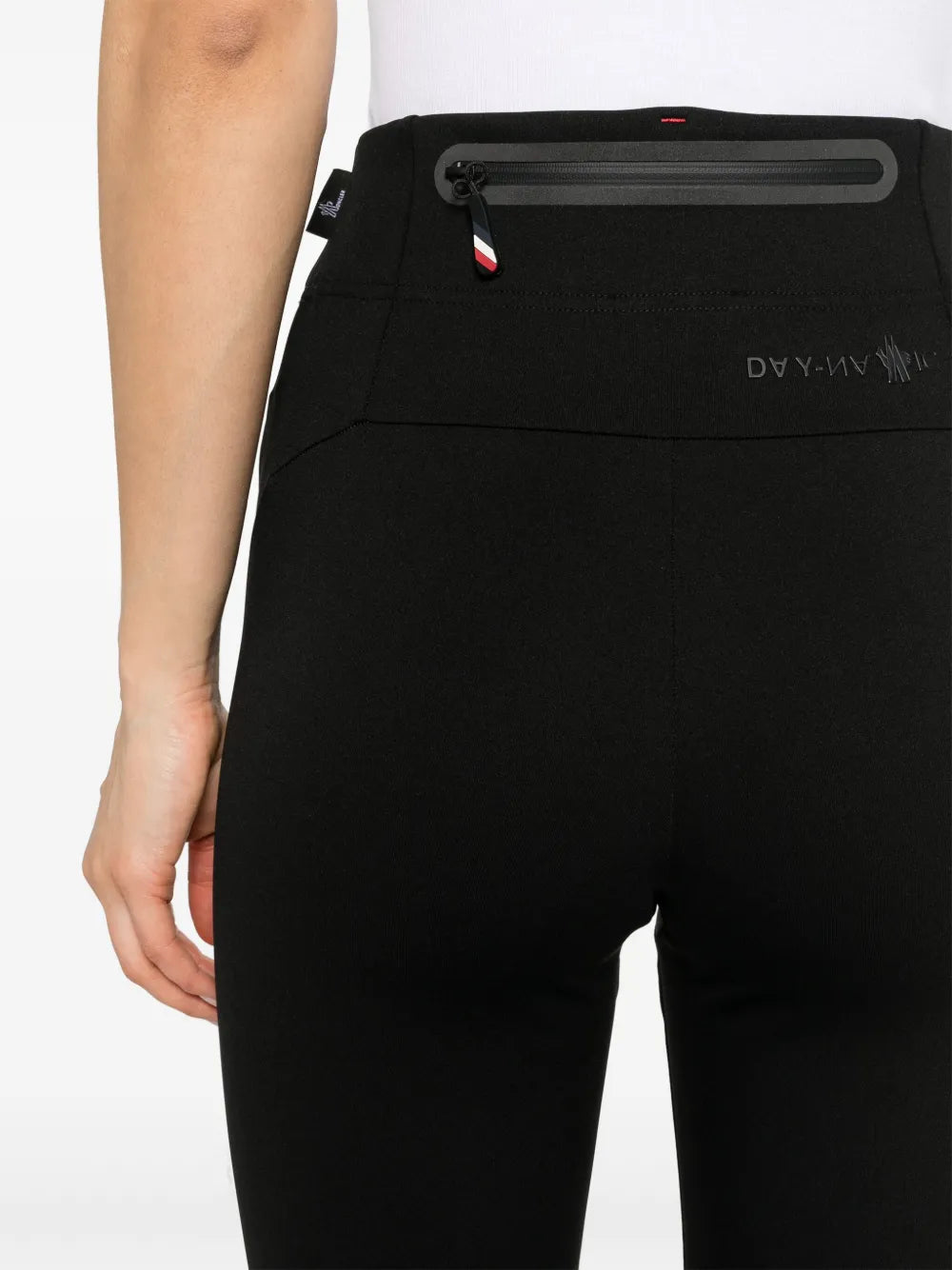 Pantaloni Leggings in Nylon Moncler Grenoble Nero Femme
