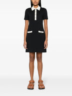 Vestidos Vestido de Malha Fina Moncler Azul escuro Femme