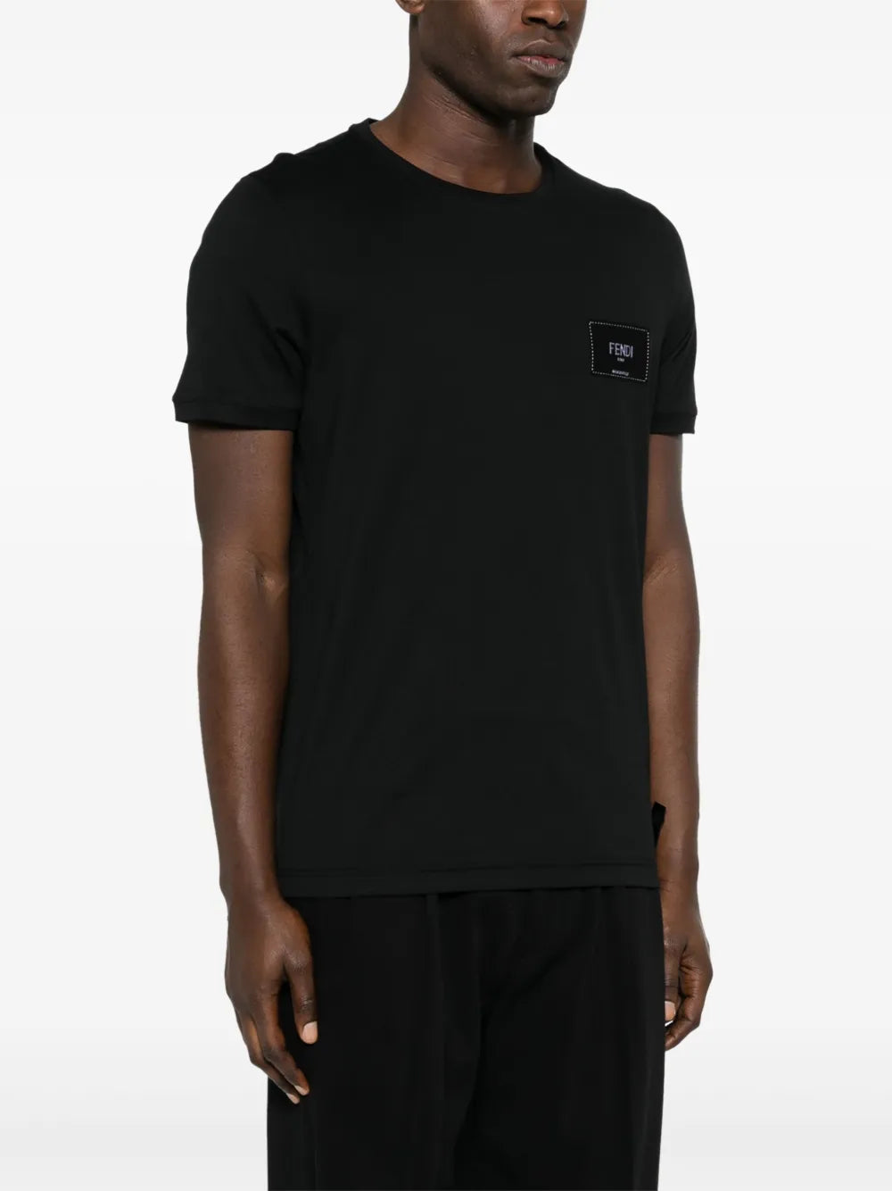 T-Shirts Fendi Roma T-Shirt Fendi Schwarz Homme