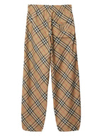 Pantalones Pantalones a cuadros Burberry Beige Homme