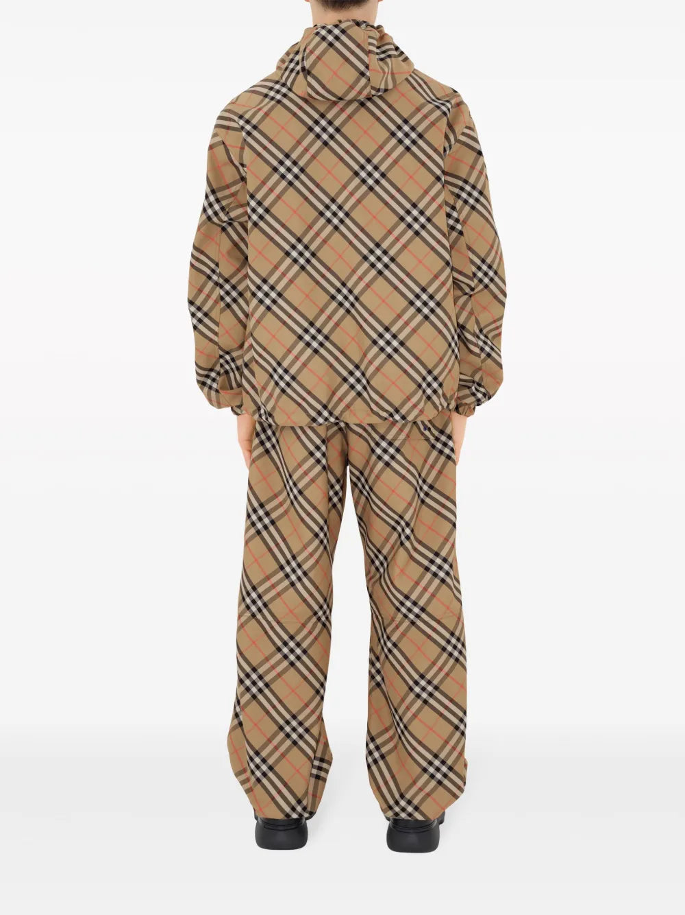 Pantalons Pantalon à carreaux Burberry Beige Homme