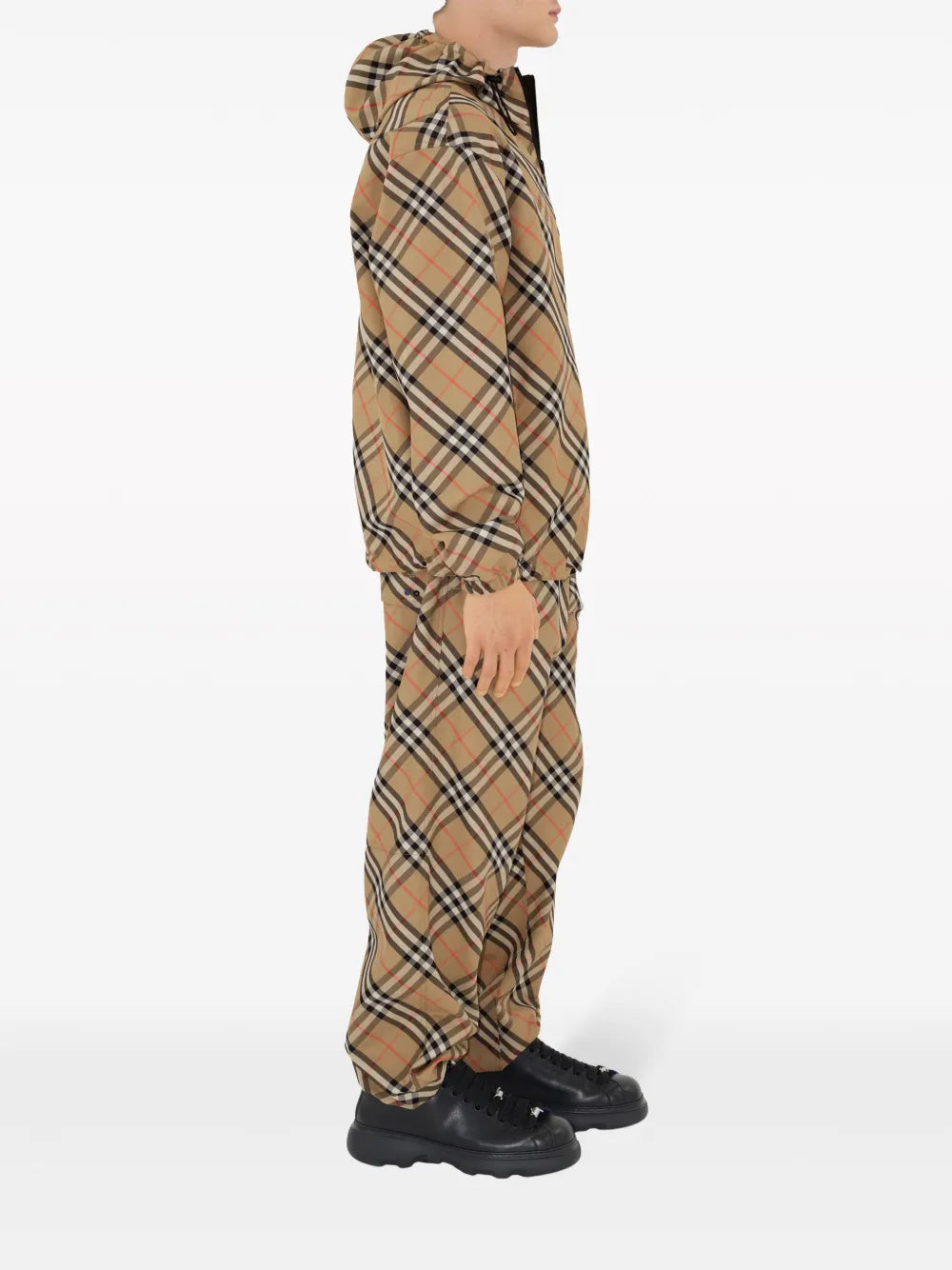 Pantalons Pantalon à carreaux Burberry Beige Homme