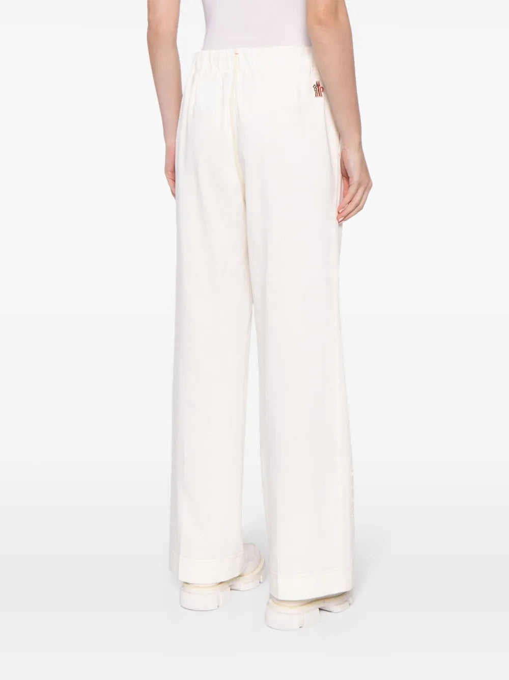 Pantalons Pantalon jogging droit Moncler Grenoble Blanc Femme