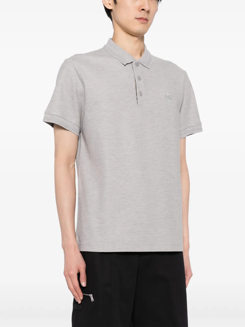 Polos Polo Eddie Burberry Gris Homme