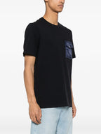 T-shirts T-shirt à poche Moncler Bleu foncé Homme