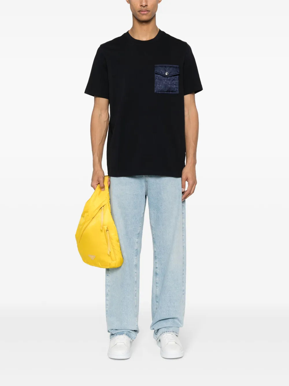 T-shirts T-shirt à poche Moncler Bleu foncé Homme