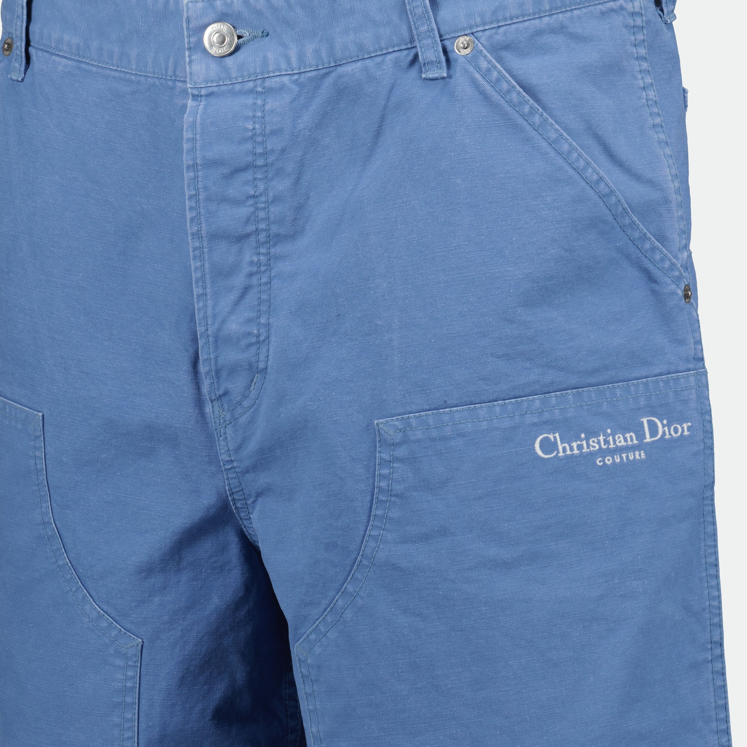 Shorts Cargo Bermuda Dior Blue Homme