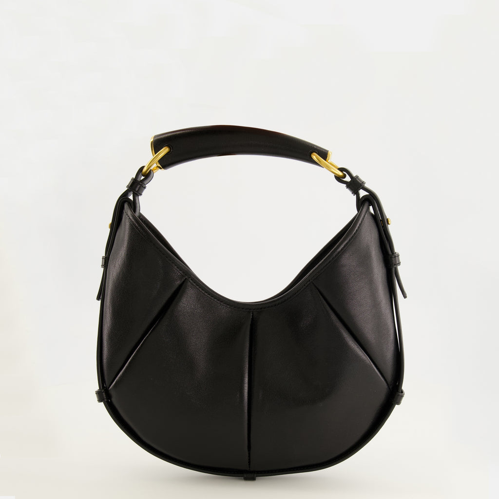 Image de l'article Sac Mombasa small en cuir noir de la marque Saint Laurent pour Femme - Saison Printemps-Été 2026 - Vue de Dos