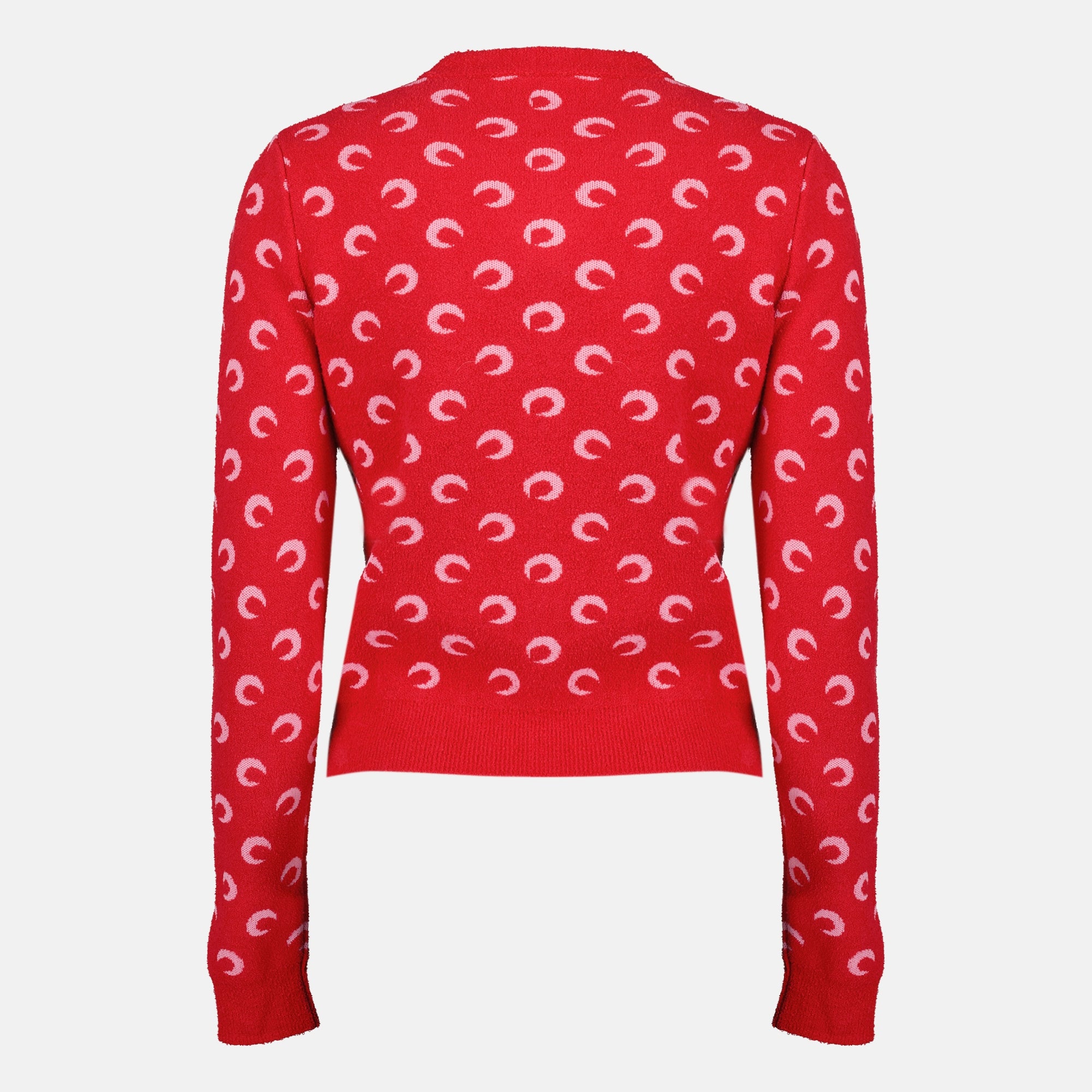 Maille Moon Boucle Cardigan Red Marine Serre Rouge Femme