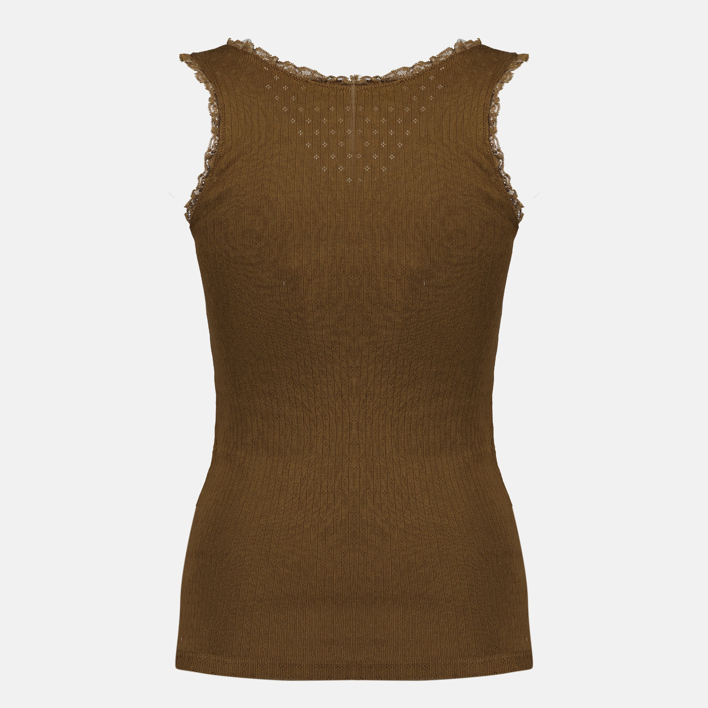 Image de l'article Débardeur en jersey marron de la marque Miu Miu pour Femme - Saison Printemps-Été 2026 - Vue de Dos