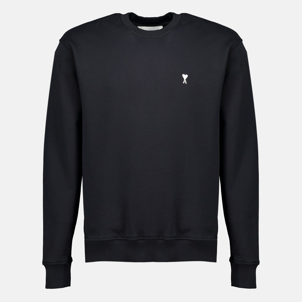 Sweatshirts ブラックハート AMI スウェットシャツ コットン製 Ami PARIS Noir Homme