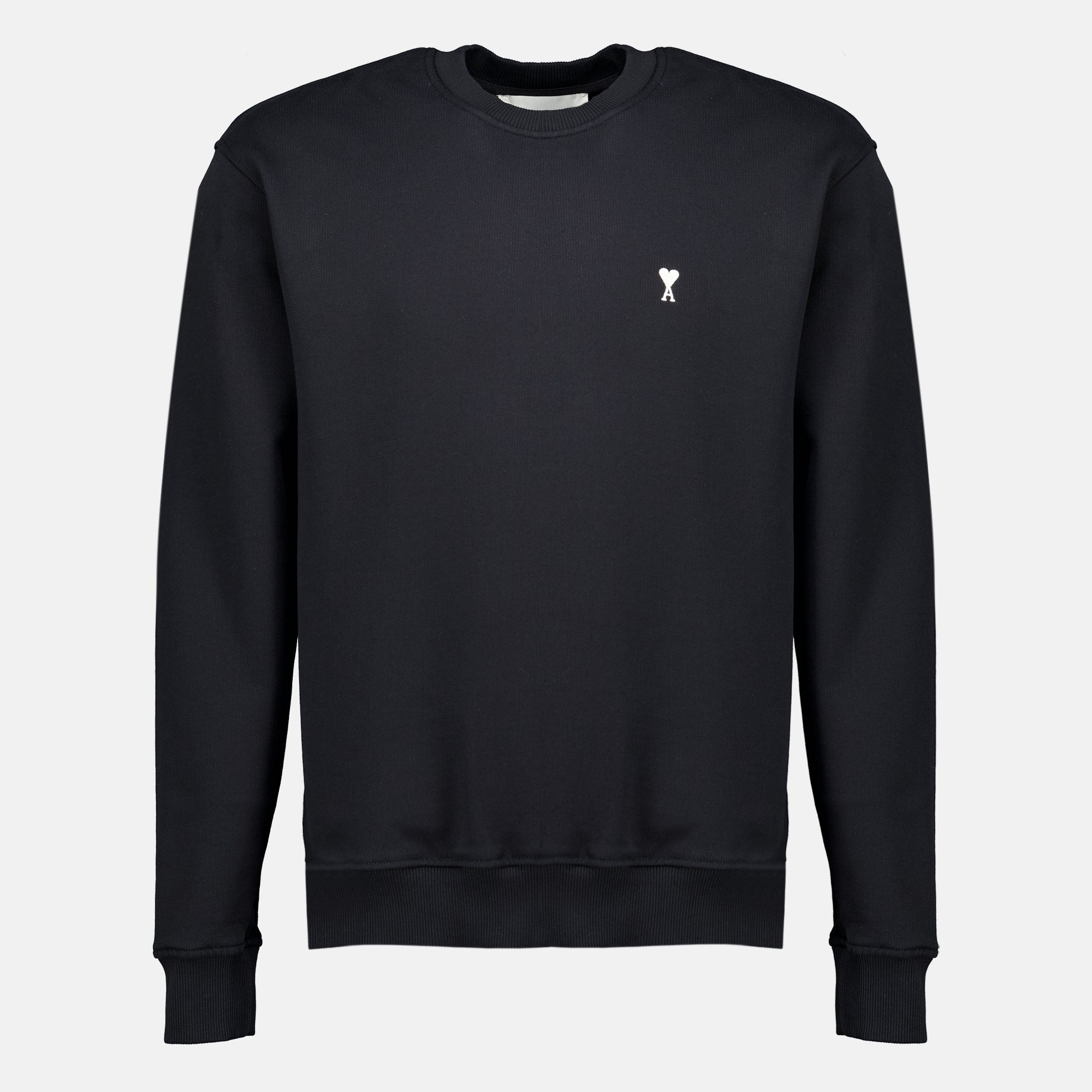 Sweatshirts ブラックハート AMI スウェットシャツ コットン製 Ami PARIS Noir Homme