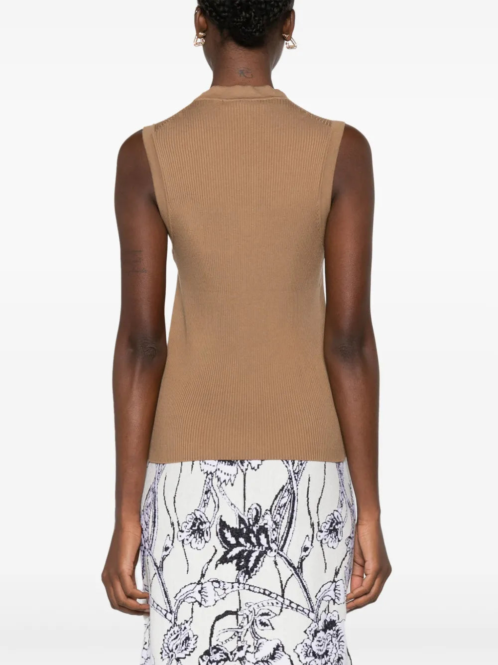 Vestes Gilet sans manches Prada Marron Femme