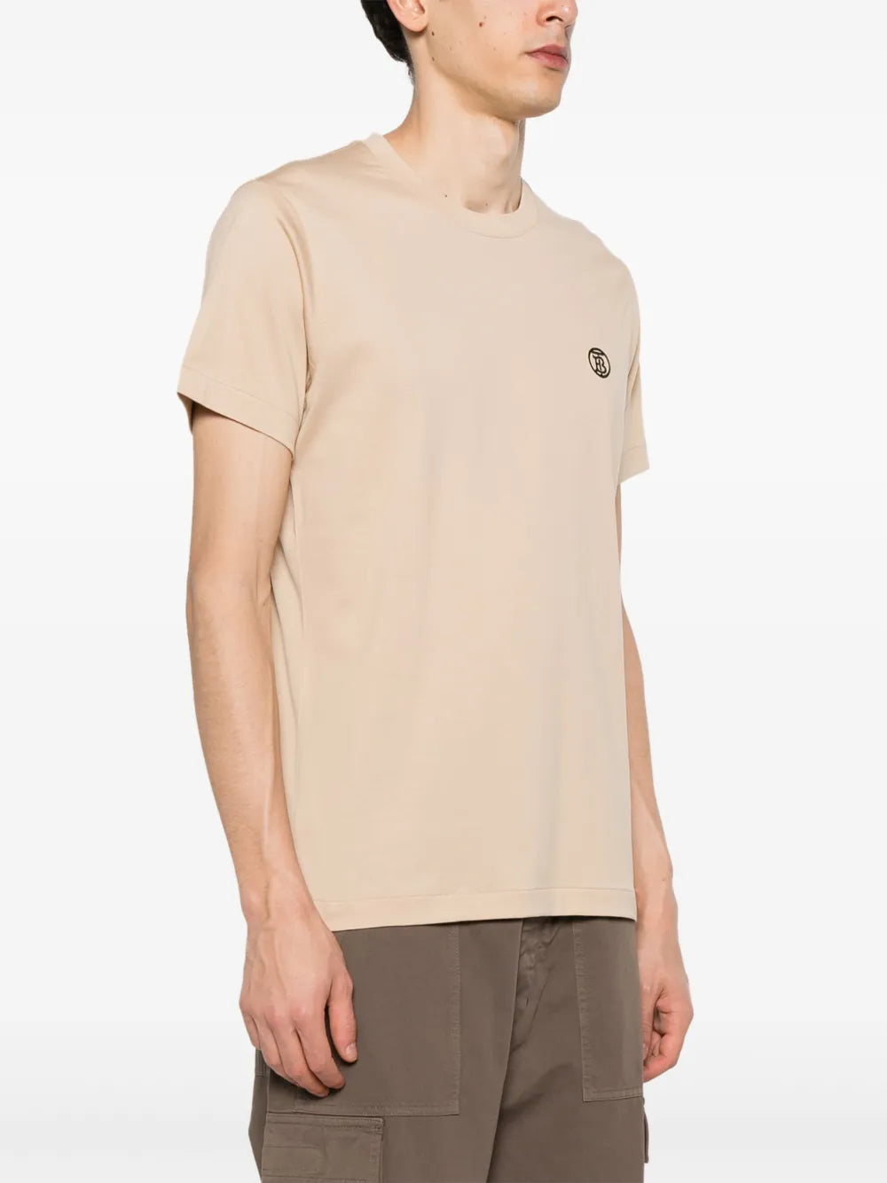 T-shirt Maglietta Parker Burberry Beige Homme