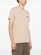 T-shirt Maglietta Parker Burberry Beige Homme