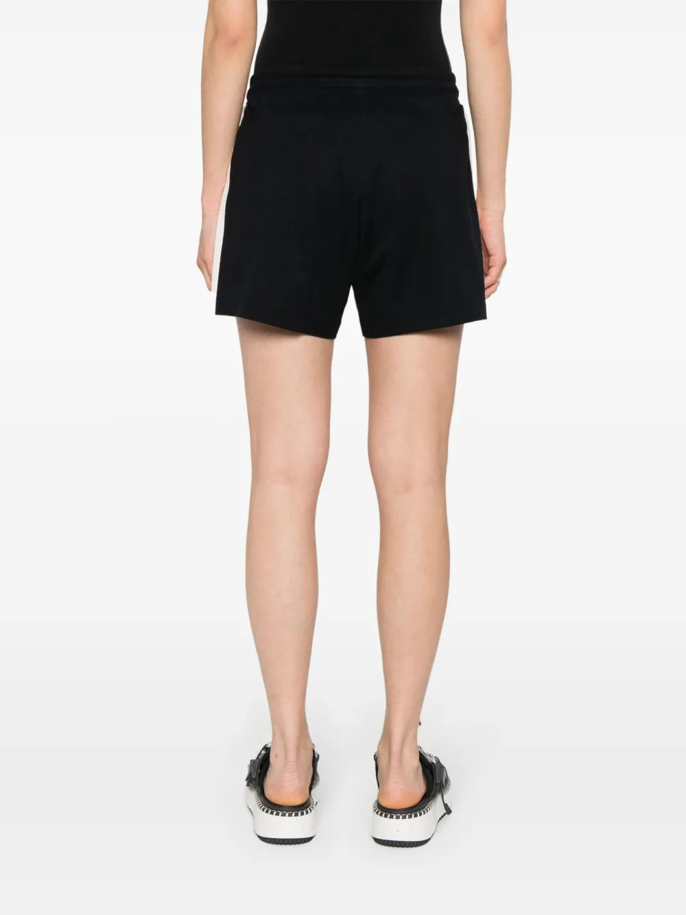Shorts Short en coton Moncler Bleu foncé Femme