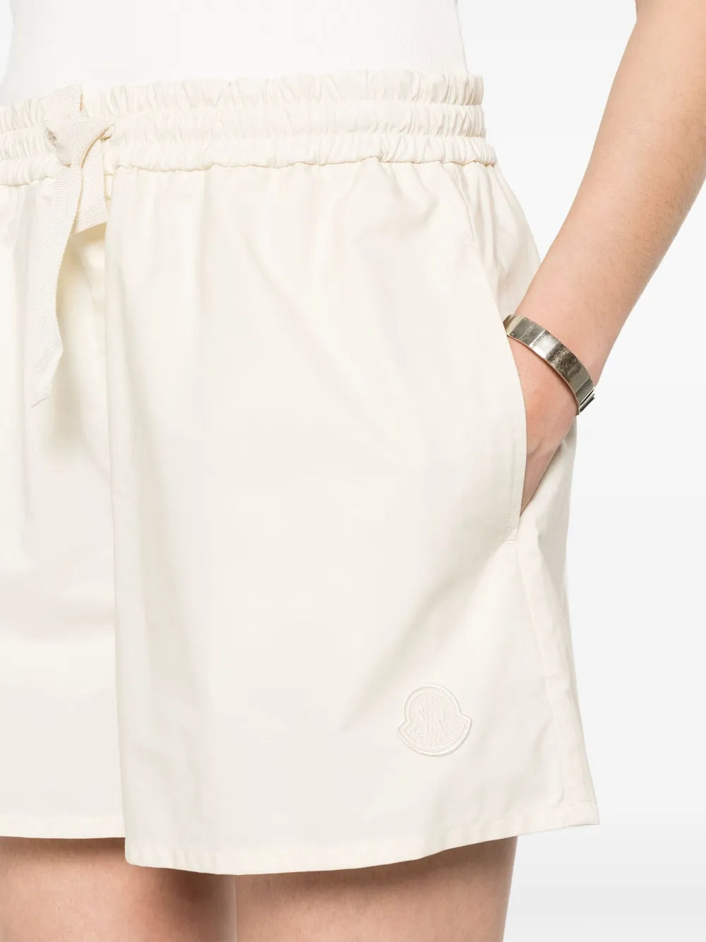 Shorts Cotton Shorts Moncler Beige Women