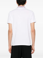Polos Polo com Borda Moncler Branco Homme