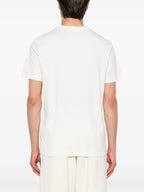 T-shirts T-shirt à logo imprimé Moncler Blanc Homme